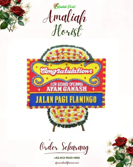 Sewa Papan Bunga Tumpukan
